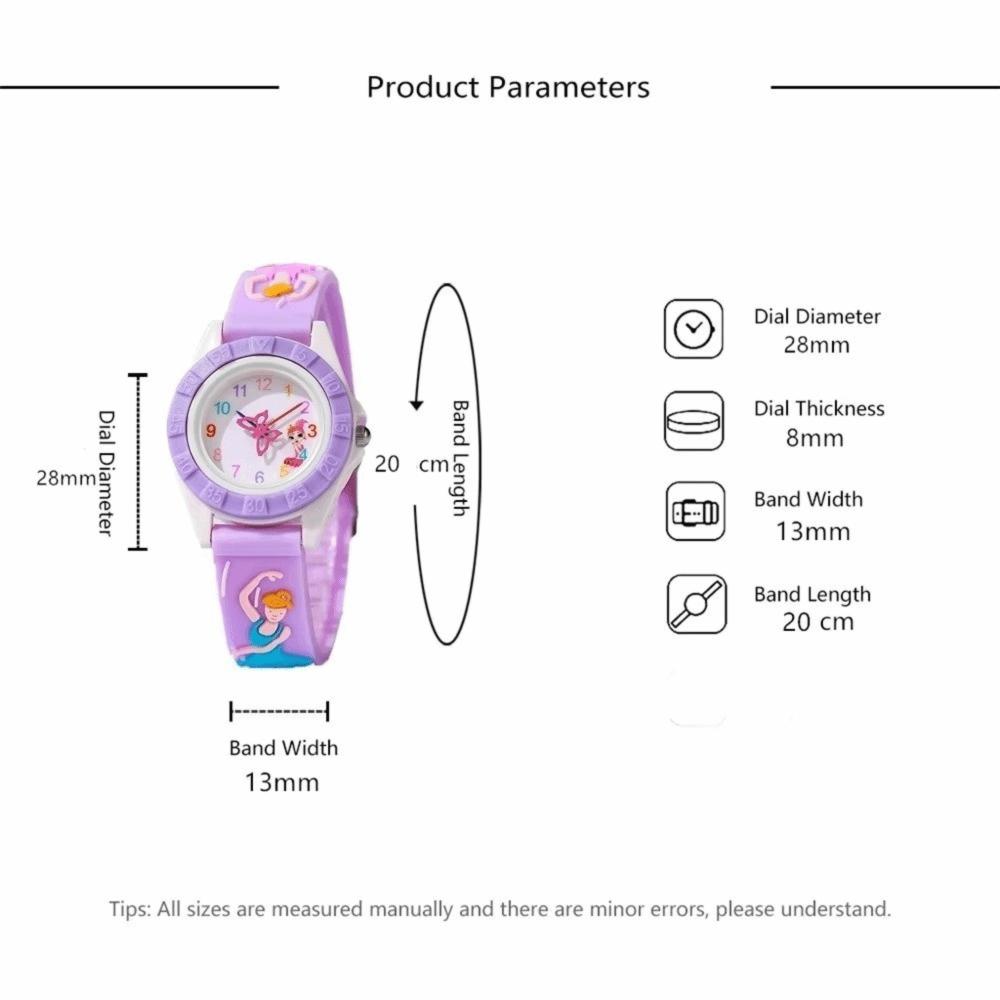 Ballet Girl Design Children's Watch Adjustable Girl's Wristwatch New Quartz Watch  Girls
