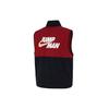 Jordan Casual Letter Print Zip-Up Spliced Vest Men Vests Red DC7305-677