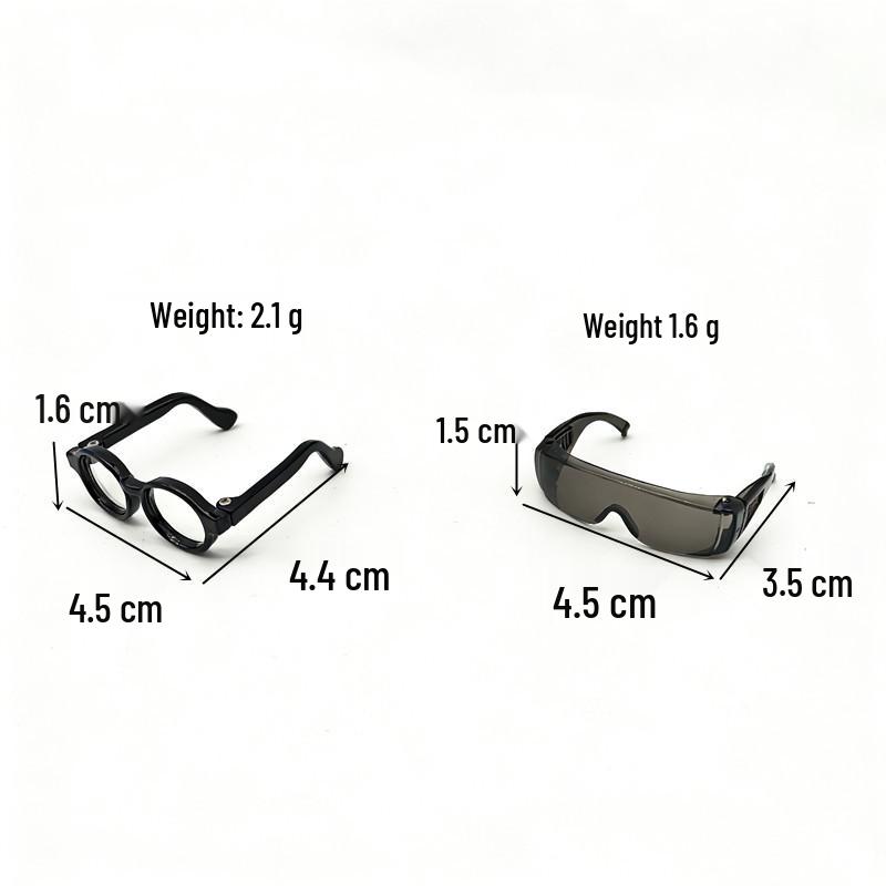 4.5cm Mini Doll Accessory Glasses for Plush and Cloth Dolls