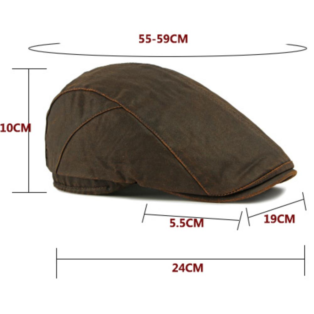 HT4938 Berets Thick Warm Autumn Winter Hats for Men Women Beret Hat Fleece Lined Ivy Flat Cap Male Female Adjustable Beret Cap