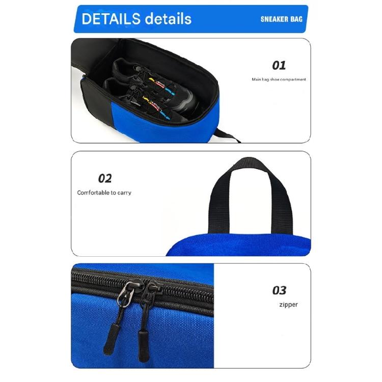 Compact Shoe Container Case Pouch Feature Ventilated Vents To Keep Shoes Dry Breathable Footwear Bag