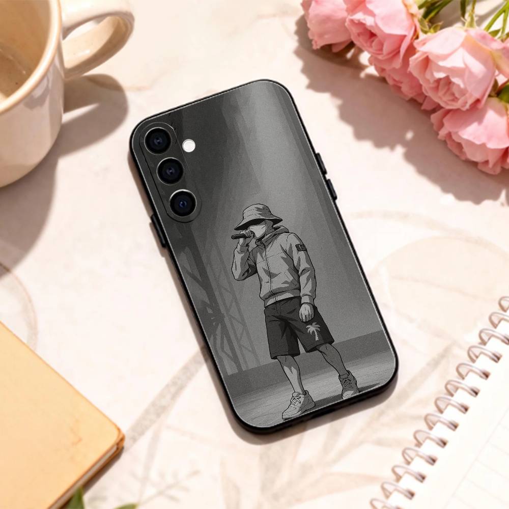 COOL B-BENY JR Rapper   phone Case For Samsung Galaxy A73,A72,A71,A70,A53,A52,A51,Others Soft Black Shell Samsung a72