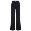 Women's Autumn Slit Hem Flared Casual Pants