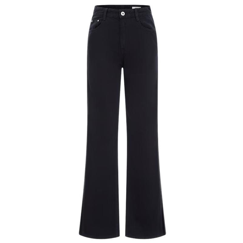 

Women s Autumn Slit Hem Flared Casual Pants XS 25