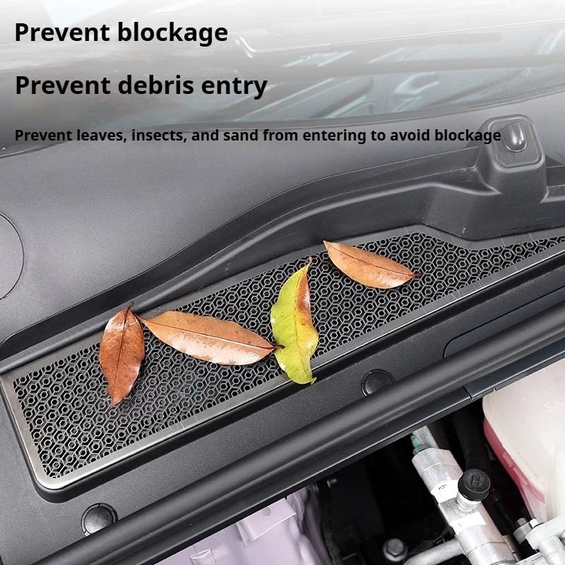 For MG4 EV 2025 2026 Engine Hood Air Outlet Cover Dustproof Anti Dirty Protective Shell Car Exterior Accessories