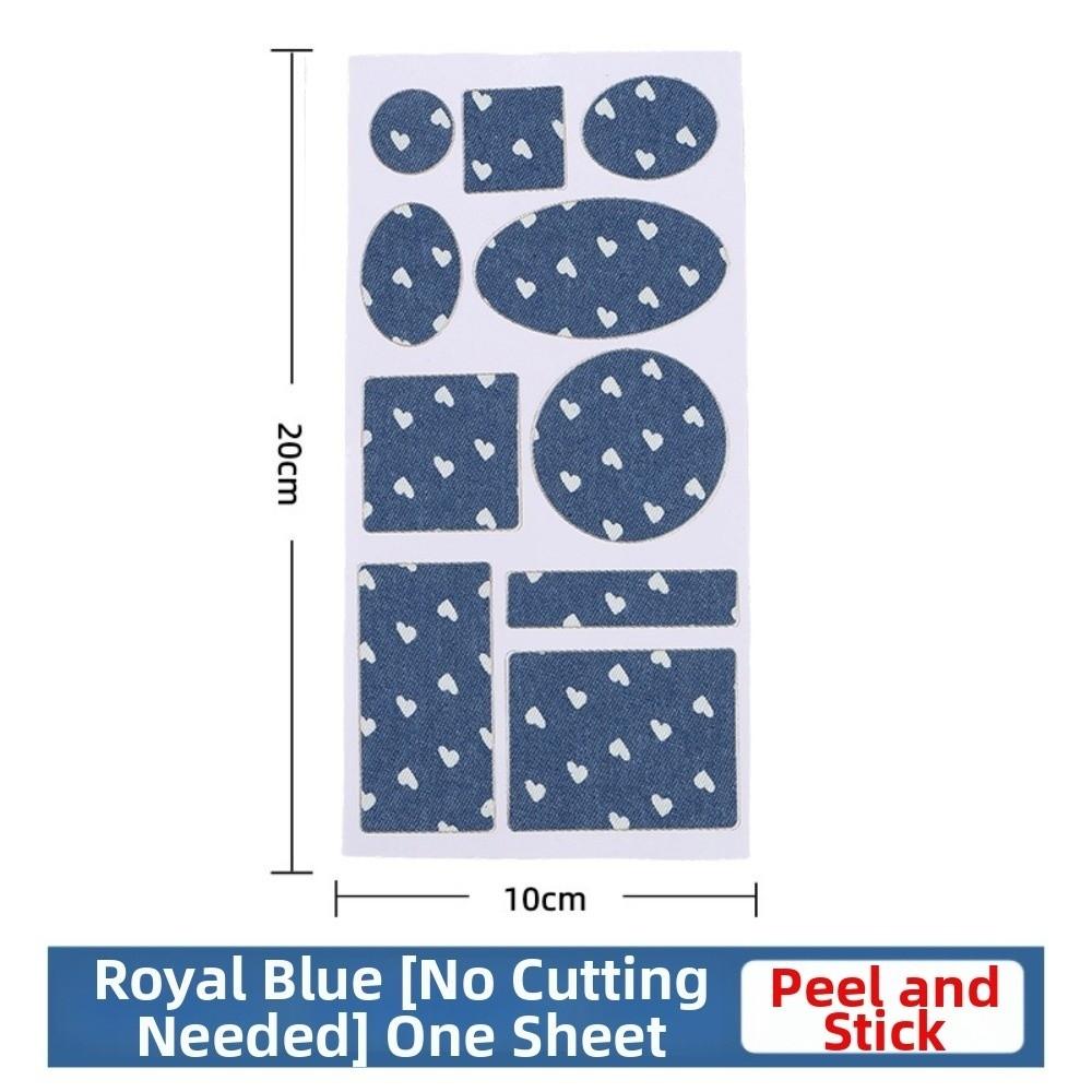 Reinforcement Repair Patches Blue Denim Clothing Patches New Self-Adhesive Patches  for Knee Repair