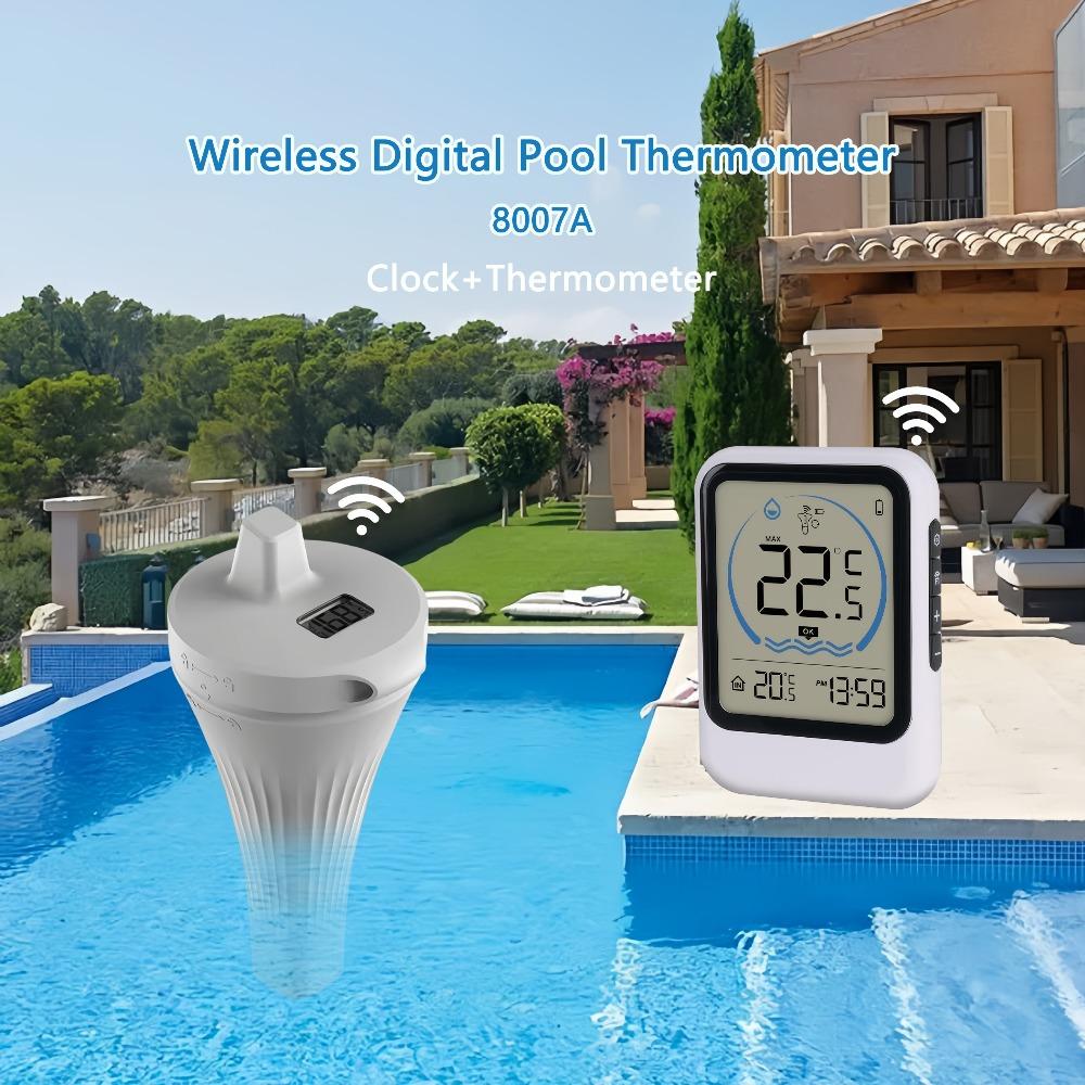 Pool Thermometer With Temperature Sensor For Pool Fish Tank Bathtub Water Temperature Gauge Temperature Monitor