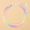 Candy Color Heart Pendant Belt Chain For Men And Women Fashion Accessories
