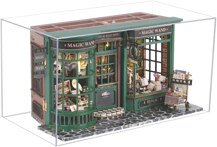(t-FREAK) Dollhouse DIY Kit Set Miniature Magic House Magic Wand Shop