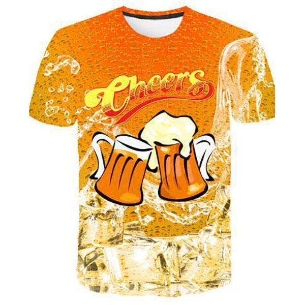 Men's T-Shirts Anime 3D Printing Round Collar Loose Mesh T-Shirt for Men Summer Tee Short Sleeve Plus Size Tops