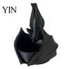 Halloween Garden Accessories Hanging Bat Plant Pot, 3D Printed Owl Planter, Whimsical Porch Decor Gothic Holder for Trailing Vines, Home Balcony