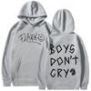 Rels B Flakk Smile Autumn Winter Hoodie Boys Don't Cry Letter Printed Men's and Women's Fashion Hoodie Sweatshirt Hoodie