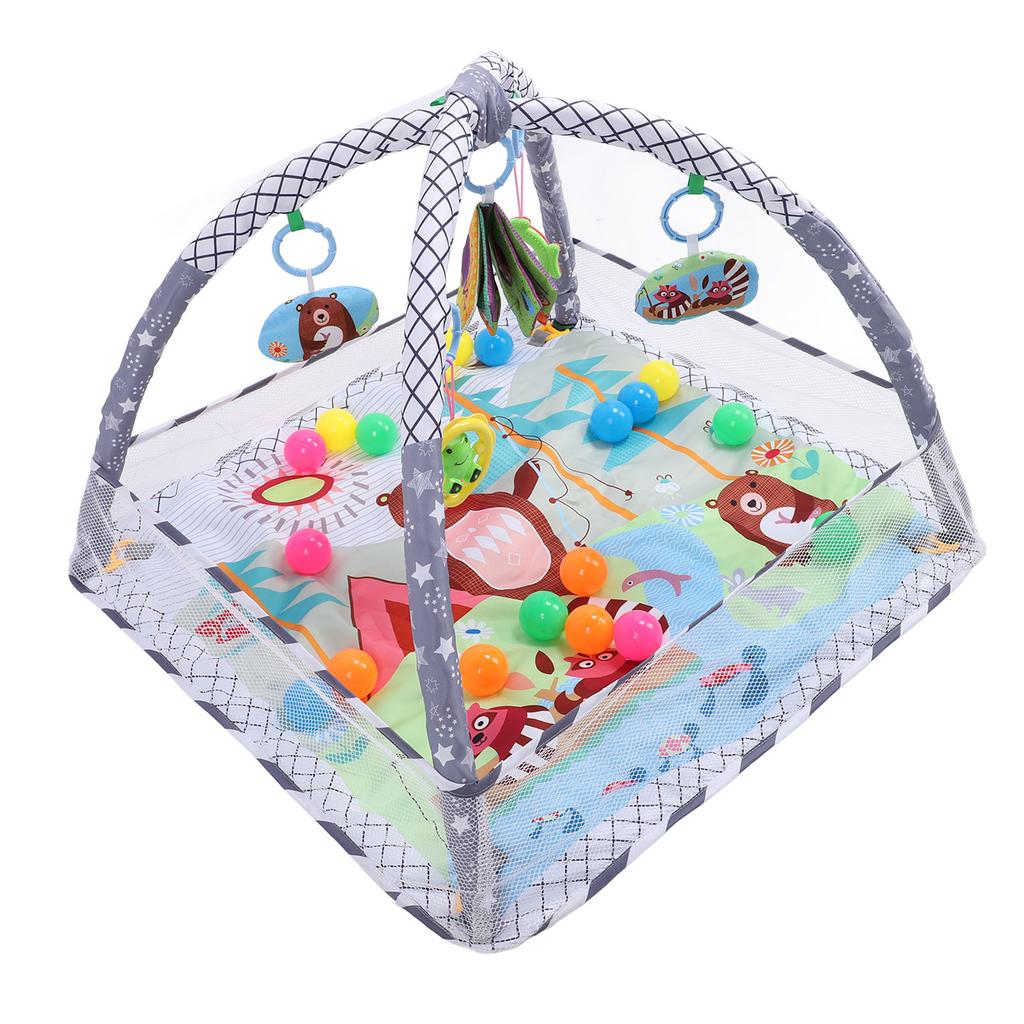 Mata gimnastyczna dla niemowląt Basen z piłeczkami Zabawki o wysokim kontraście Umiejętności motoryczne Mata do zabawy dla niemowląt do leżenia na brzuszku