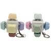 Creative Six Sided Decompression Mechanical Keyboard Key Toy Key Chain For Adults Anti Stress Finger Games Toys