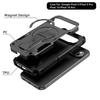 Armor Shockproof Magsafe Magnetic Protective Cover for Google Pixel 9 10 Pro Hard Folding Stand Wireless Charging Anti-fall Case