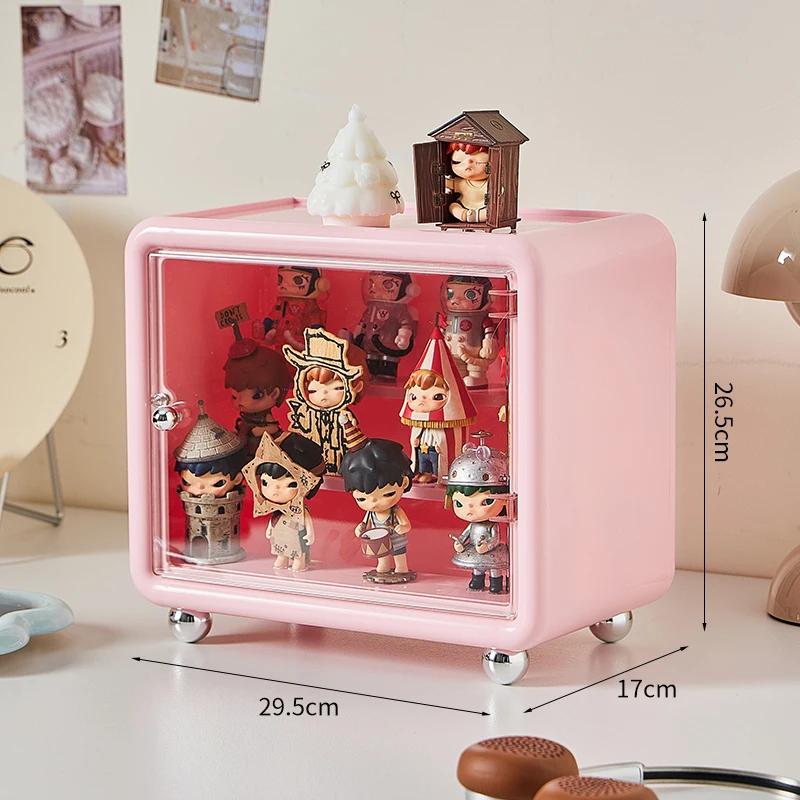 Scatola Espositore Per POP-MART Scatole Cieche Organizzatore Bambole a Prova di Polvere Display Stand Castello Custodia Espositiva Music Master Grande