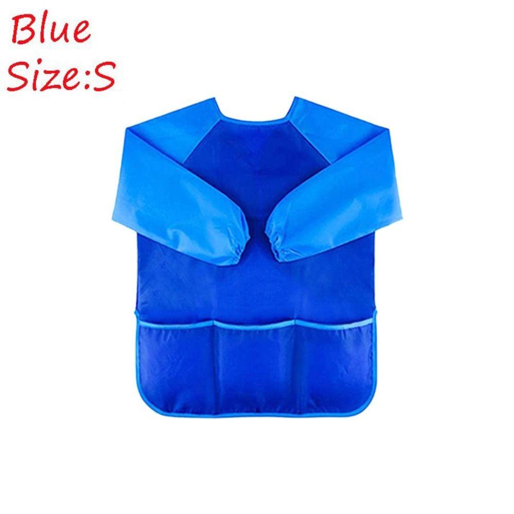 Cute Craft Kitchen Cooking Bib Waterproof Art Kids Painting Apron