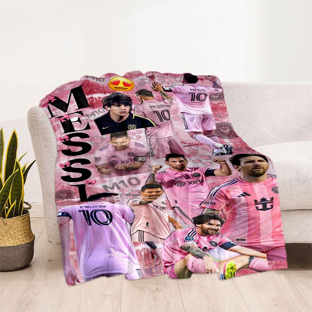 Messi 32 Blanket Durable Comfort Suitable for Seaside Office Couch All-Season Use Stylish Decor Birthday Christmas Gift Blanket