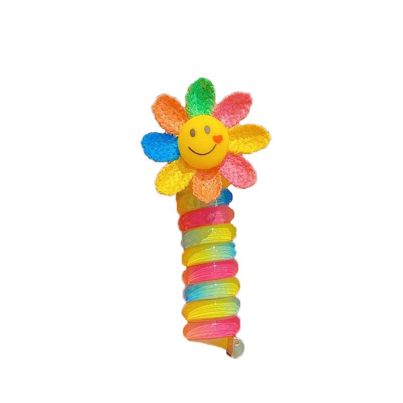 Elastici per Capelli a Spirale per Bambini, Elastici Magici Colorati Cambia Colore in Plastica Gomma per Code di Bambina