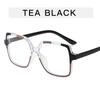 2026 new anti blue light glasses for women ins summer fashion dopamine colored large frame reading glasses