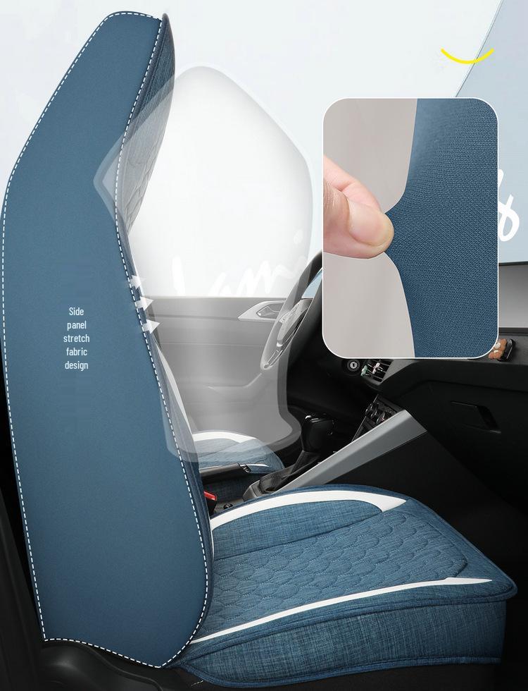 X492 Breathable Cotton Linen Car Seat Cushion for Dolphin MINI, Little Ant, Ice Cream, Punk, Dodo - Universal Fit