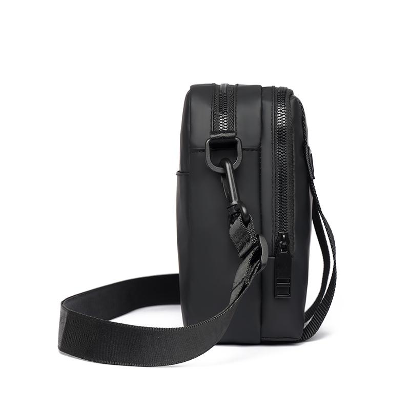 Umhängetasche für Herren, Business, Freizeit, große Kapazität, tragbare Handtasche, Reißverschluss, mehrschichtig, wasserdicht, Sommer-Umhängetasche für Männer