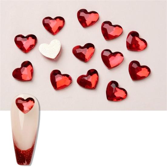 10Pcs Nail Ornament Eye-catching Vibrant Color 2 Styles Nail Rhinestone DIY Nail Making