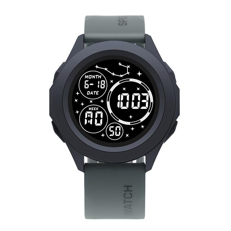 Digital Sports Watch For Men With Night Light Water Resistant For Outdoor Activities