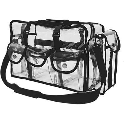 Large Capacity Makeup Bag for Women Girls Female Cosmetic Bag Travel Beach Bag PVC Transparent Cosmetic Organizer