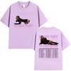 Hilary Duff The Lucky Me Tour 2026 Print T-shirt Unisex Dames Vintage Mode Korte Mouw T-shirts 100% Katoen T-shirt Streetwear
