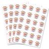 500Pcs Custom Logo Stickers Personalized Text  Image Labels Round Or Square Brand Stickers For Packaging Gifts Business Use