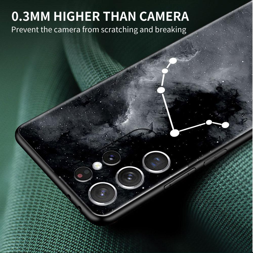 Etui na Samsung Galaxy S20 S22 Ultra S21 FE S10 S9 Plus Note 20 10 Lite 9 Miękkie etui na telefon Muszla Dwanaście Konstelacji