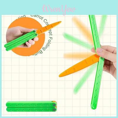 Creative Gravity Carrot Night Glow Design Extra Large Butterfly Stress Relief Toy
