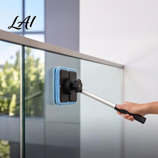 Interior And Magnetic Windshield Window Cleaner Exterior Car Cleaning Kit, Double-Sided Glass with Reusable