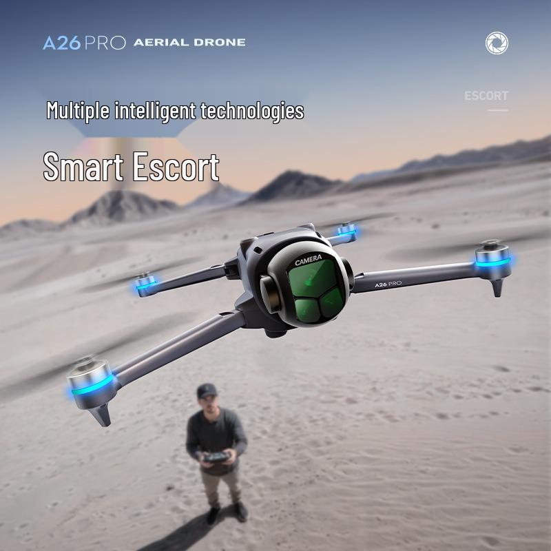 A26 PRO Brushless GPS Drone: Professional HD Aerial Photography Quadcopter with Obstacle Avoidance.