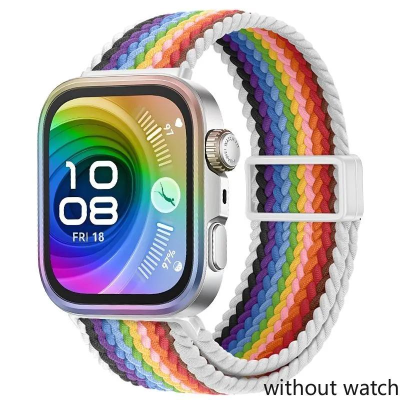 Nylon Magnetic Strap for Huawei Watch Fit 4/3 Braided Breathable for Huawei Watch Fit 4 Pro Sport Bracelet Watchband Accessories