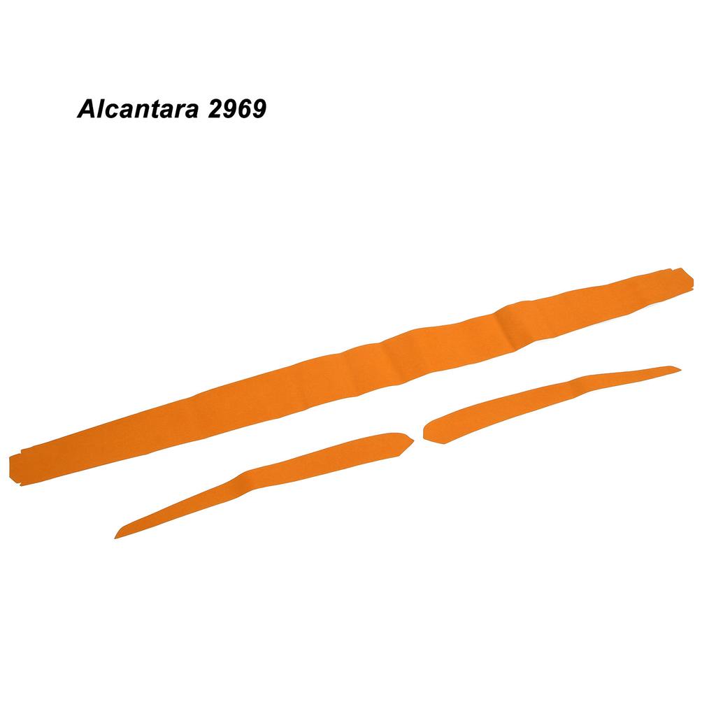 Interior Door Panel Molding Trim Soft Suede Dash Wrap Replacement for Tesla Model 3 Y 2019 to 2025