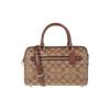 Coach Rowan 27 Printed PVC Boston Bag Women Handbags Khaki 83607-IME74