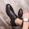 Men's Shoes 2025 Autumn New Leather Shoes Fashion Retro Casual Shoes Trend Men's Lace-up British Business Dress Shoes