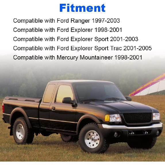 Transmission Shift Cable Replacement for F77Z-7E395-LB F77Z7E395LB 905-647 Compatible with Ford Explorer Sport Trac 2001-2005 Ford Ranger 1997-2003