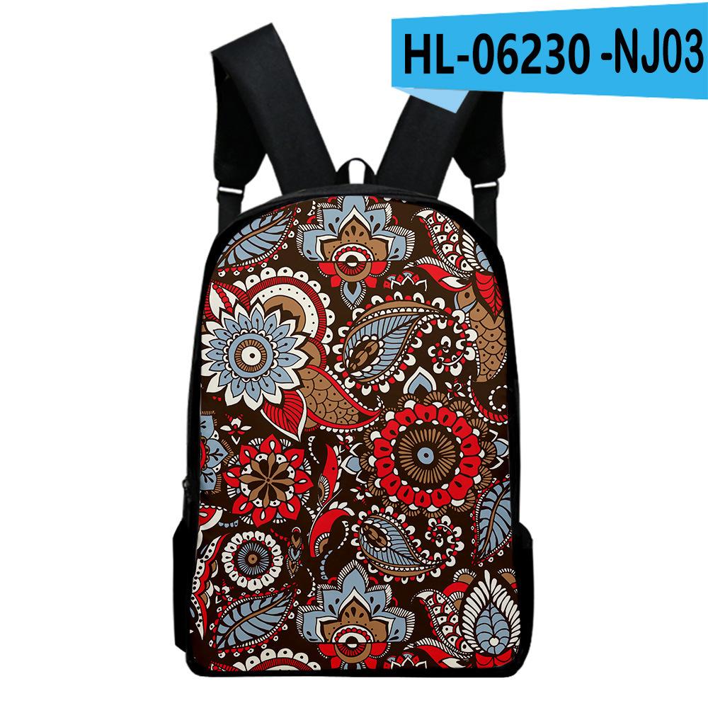 Iconic Favored PLK pupil Backpack Computer Knapsacks 3D Design Oxford Moisture-proof Boys/Girls Outing Backpacks