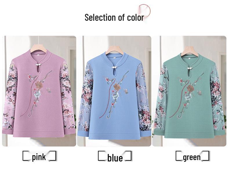 Stylish Knitwear Tops for Middle-Aged & Elderly Women - Spring & Autumn