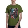 American Pitbull Terrier USA Flag Patriotic Dog 100 Cotton Casual Breathable Confortable Anime Designer Clothes Men Mens Gifts