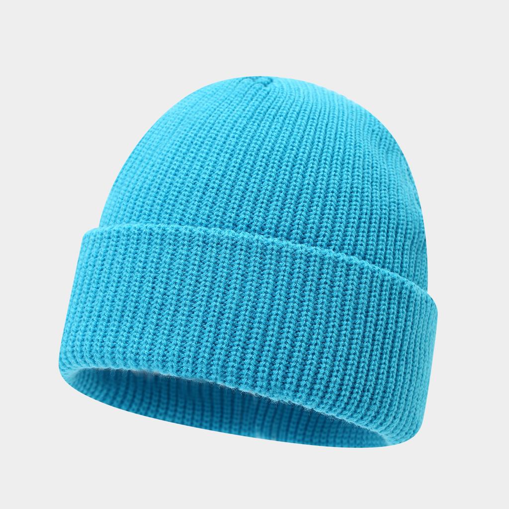 European and American Autumn & Winter Retro Dome Warm Short Knit Skull Cap - Thickened Beanie, Unisex Slouchy Hat