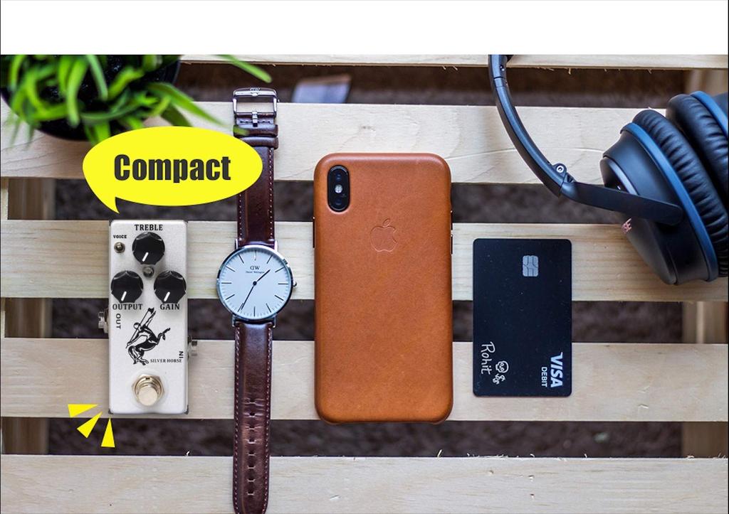 Redstone MOSKY Silver Horse Efektor Overdrive Booster do Gitary Elektrycznej