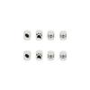 Artificial Nails, White Cute Cat Scratches, Short Removable, Small and Fresh Fake Nails