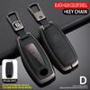 Metal Leather Car Key Fob Case Cover Keychain For - Nissan Rogue X-Trail T33 Qashqai J12 Kicks Ariya Altima Sentra