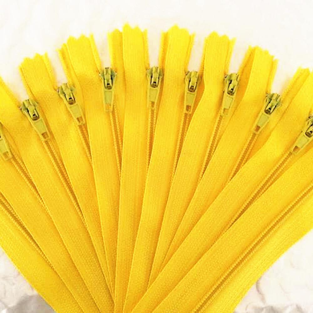 10pcs Nylon Coil Zipper 4"-24" (10 cm-60 cm) for Tailor Crafts, Sewing Clothes Zipper (20 Colors) Sewing Accessories