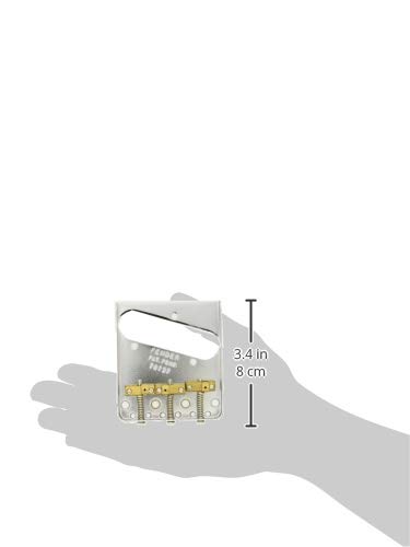 Fender 3-Saddle American Vintage Hot Rod Telecaster Bridge Assembly Nickel