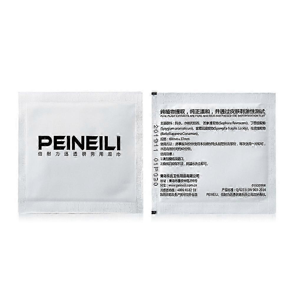 Suitable for Men 12pcs Natural Delayed Wet Wipes Prolonged Sexual Time Enhanced Pleasure